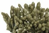 Vitreous Hedenbergite Included Quartz Crystal Cluster - Mongolia #350815-3